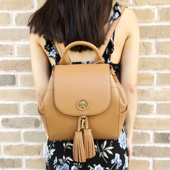 Tory Burch Whipstitch Logo Mini Backpack - Picture 2 of 8